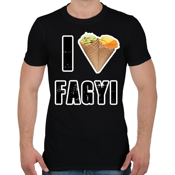 I Love Fagyi-Férfi póló