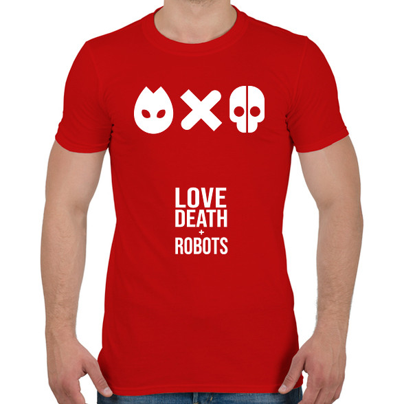 Love Death and Robots logo-Férfi póló