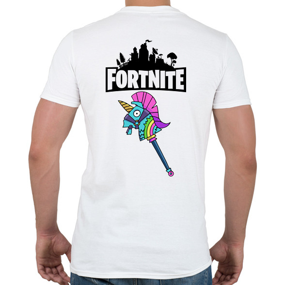 Fortnite Egyszarvú csákány-Férfi póló