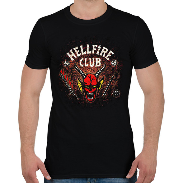 Hellfire Club - Stranger Things-Férfi póló