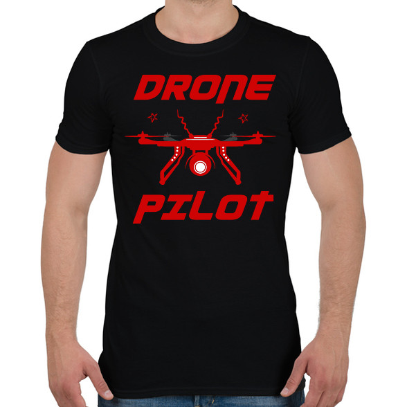 DRONE PILOT-Férfi póló