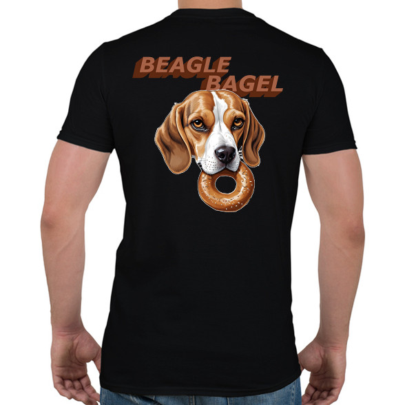 beagle bagel-Férfi póló