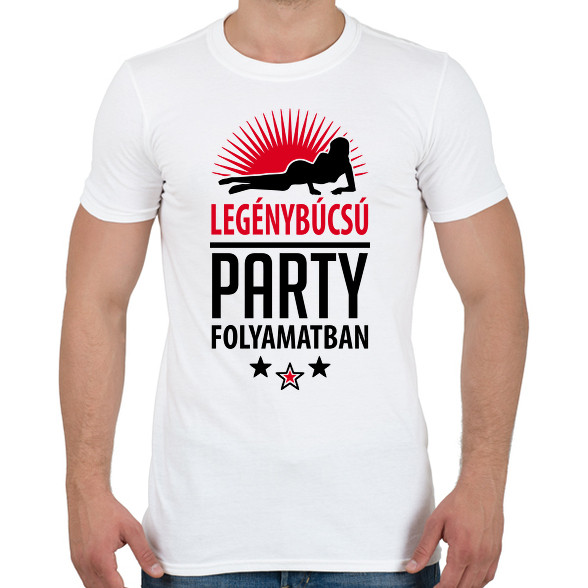 Legénybúcsú party folyamatban-Férfi póló