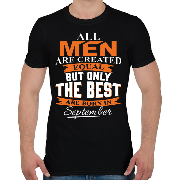 A legjobbak szeptemberben születnek-Férfi póló