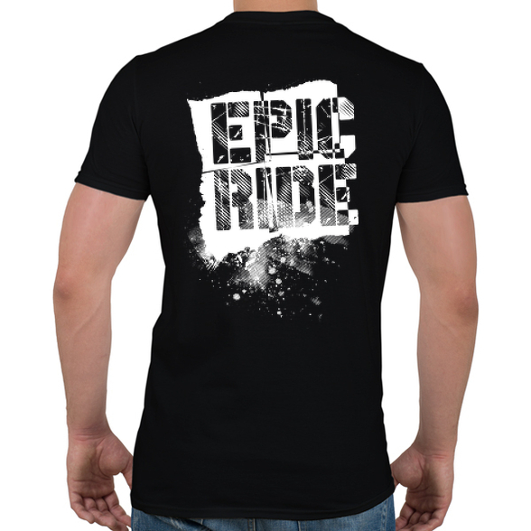 Epic Ride - fehér-Férfi póló