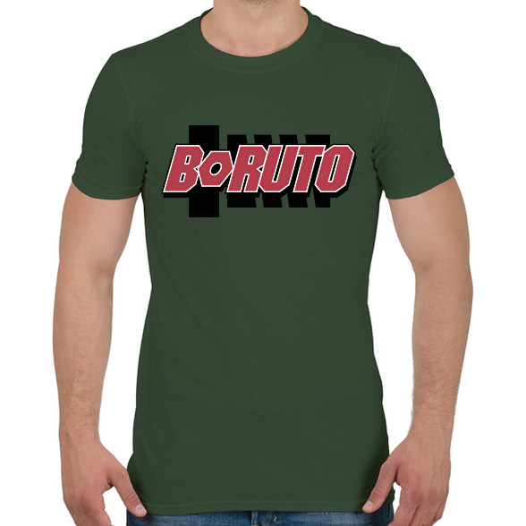 BORUTO logo-Férfi póló