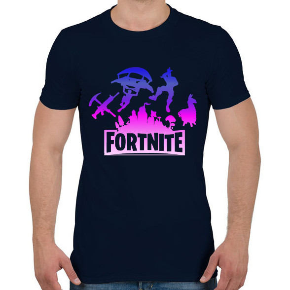 fortnite logó 3-Férfi póló