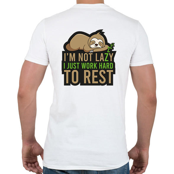 I'm not lazy-Férfi póló