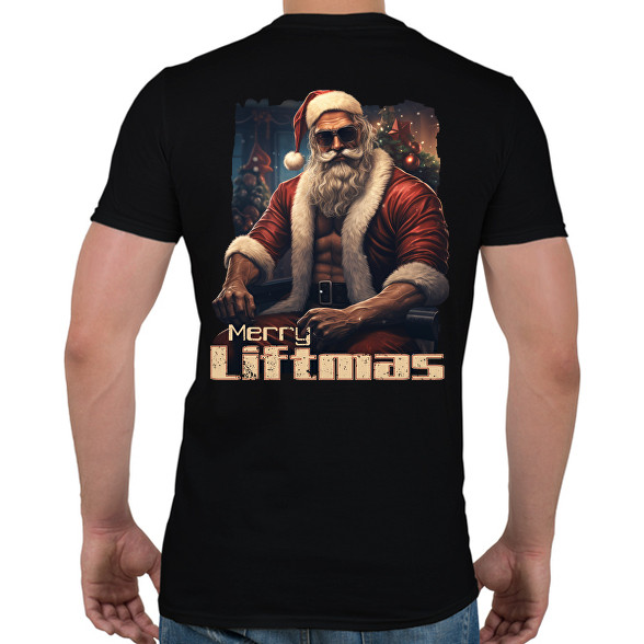 Merry Liftmas-Férfi póló