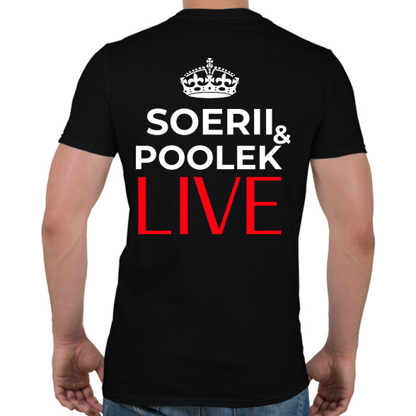 SOERII AND POOLEK LIVE-Férfi póló