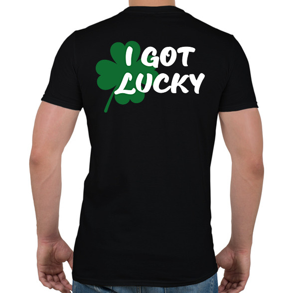 I got Lucky - páros-Férfi póló