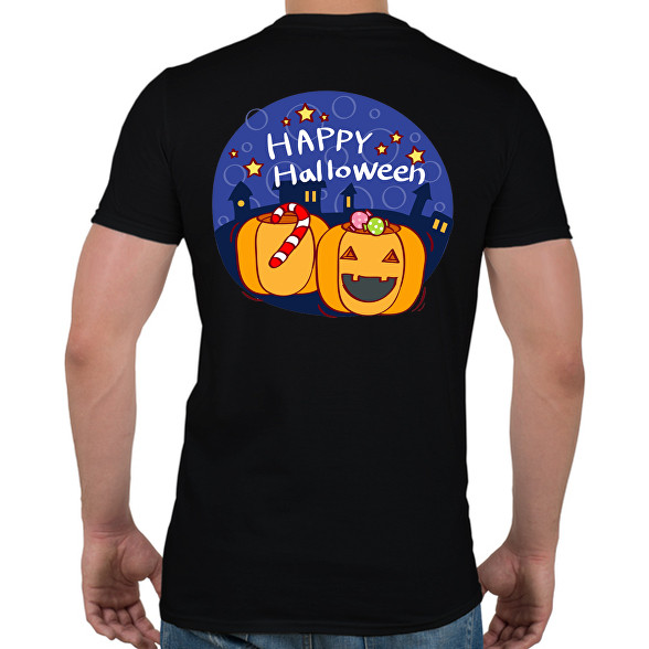 Happy Halloween Night-Férfi póló