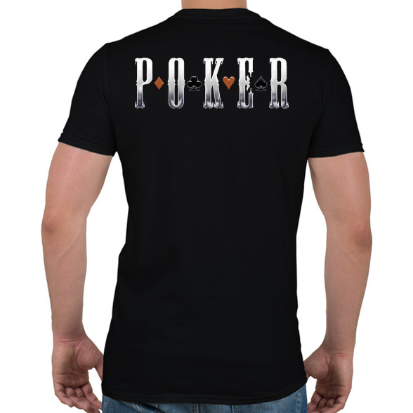 Poker-Férfi póló