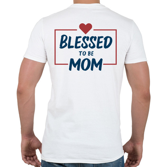 Blessed mom-Férfi póló