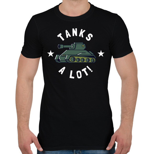 Tanks a lot!-Férfi póló