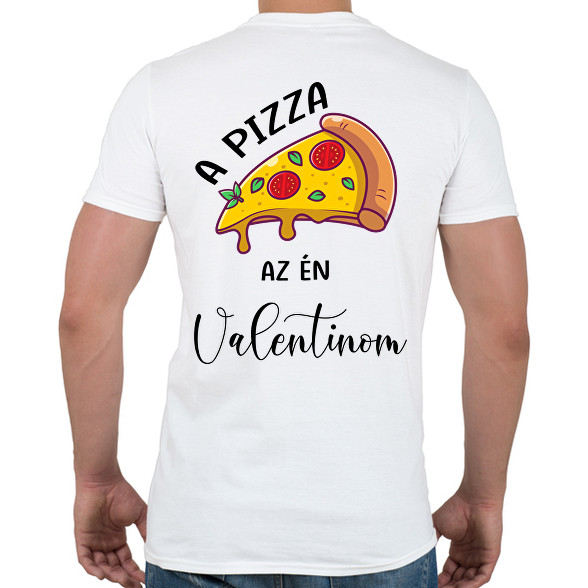 Pizza Valentin nap-Férfi póló