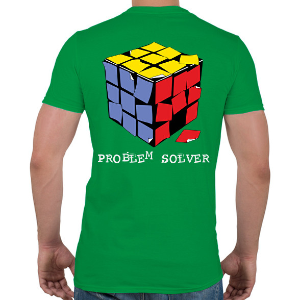 Rubik kocka egyszerűen-Férfi póló