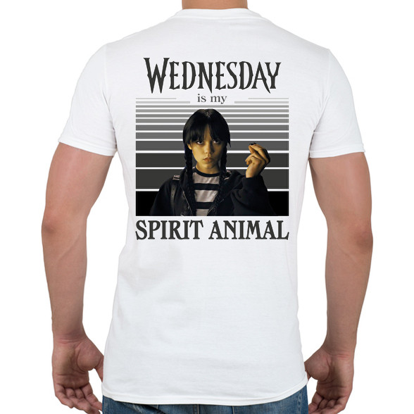 Spirit animal - Wednesday-Férfi póló