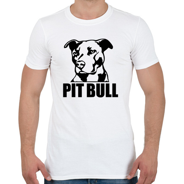 pitbull-png-273352-Férfi póló