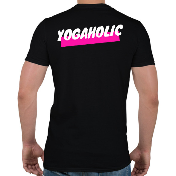 YOGAHOLIC-Férfi póló