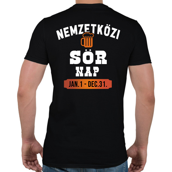 Nemzetközi sörnap - Fehér-Férfi póló