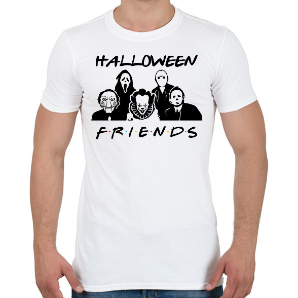 Halloween friends-Férfi póló