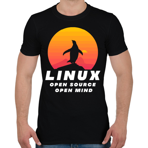 Linux - open source-Férfi póló