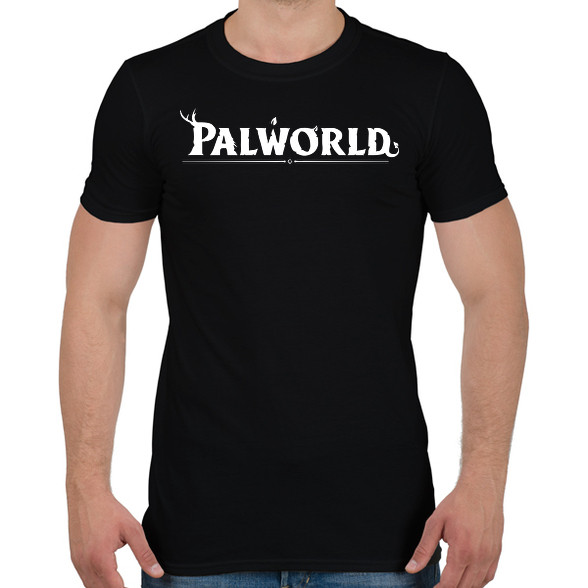 Palworld - fehér-Férfi póló