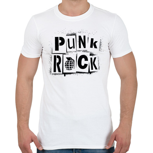 Punk Rock-Férfi póló