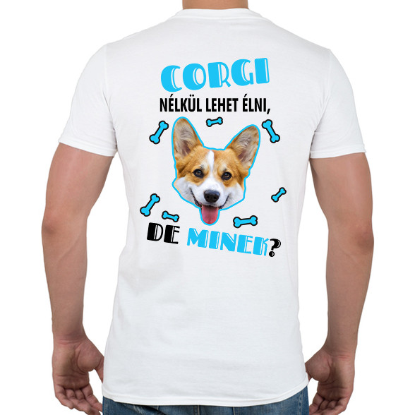 Corgi nélkül lehet élni, de minek?-Férfi póló