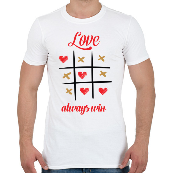 A szerelem mindig győz-Férfi póló