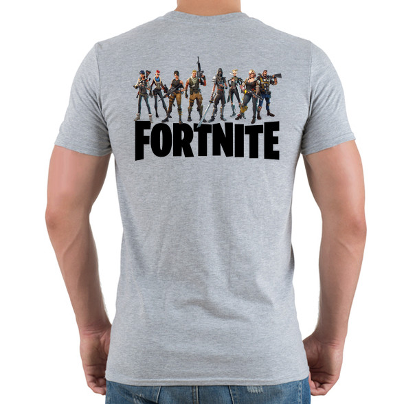 Fortnite #5 /Black/-Férfi póló