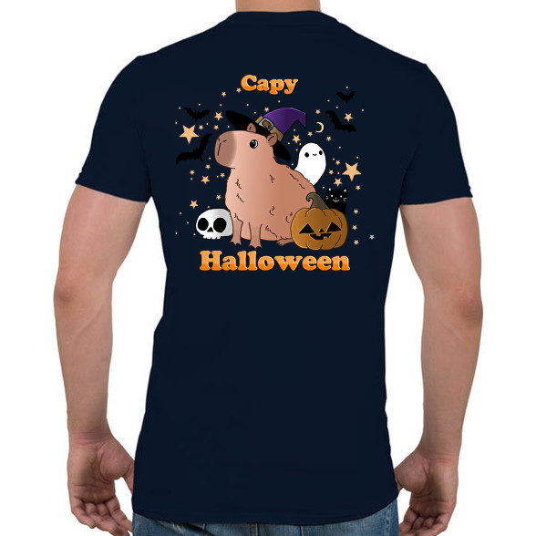 Capy Halloween-Férfi póló