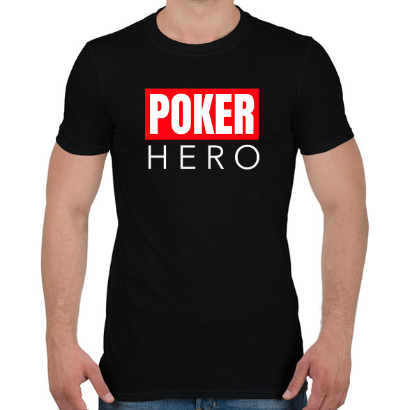 POKER HERO-Férfi póló