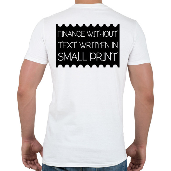 Finance-without-text-written-in-small-print-Férfi póló