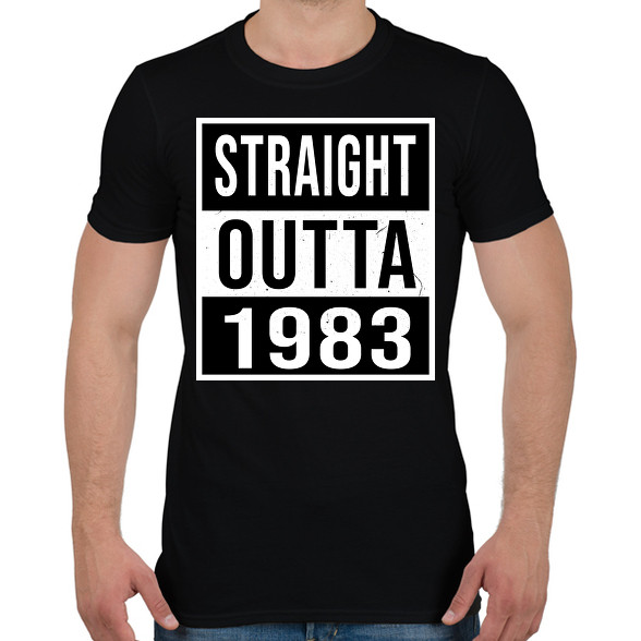 Straight Outta 1983-Férfi póló