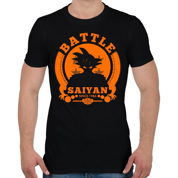battle saiyan-Férfi póló