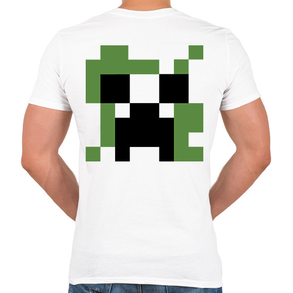 Creeper Minecraft-Férfi V-nyakú póló