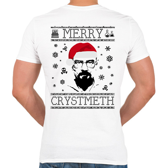 merry crystmeth-Férfi V-nyakú póló