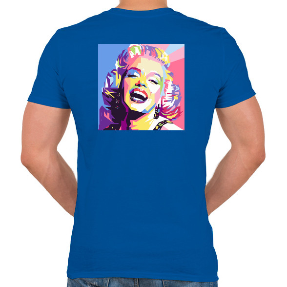 PopArt - Marilyn Monroe-Férfi V-nyakú póló