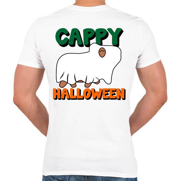 Cappy Halloween-Férfi V-nyakú póló