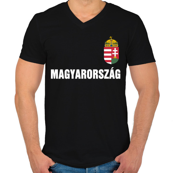 Magyarország 2021-Férfi V-nyakú póló