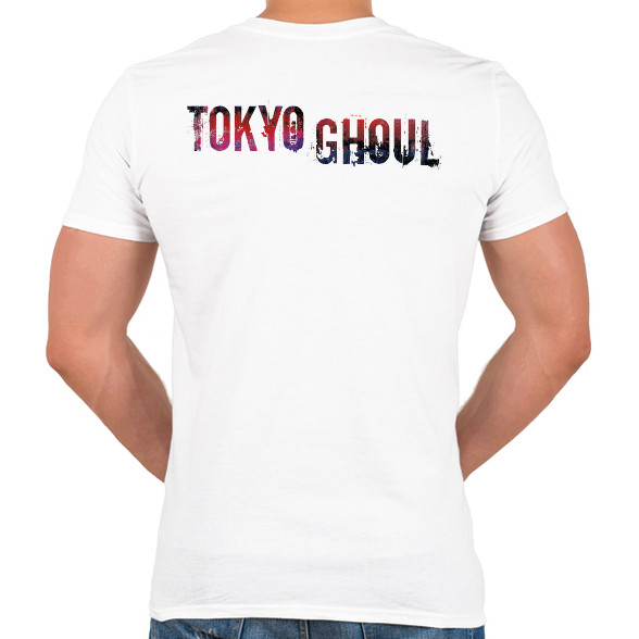 Tokyo Ghoul logo-Férfi V-nyakú póló