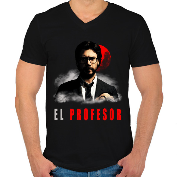 EL PROFESOR-Férfi V-nyakú póló