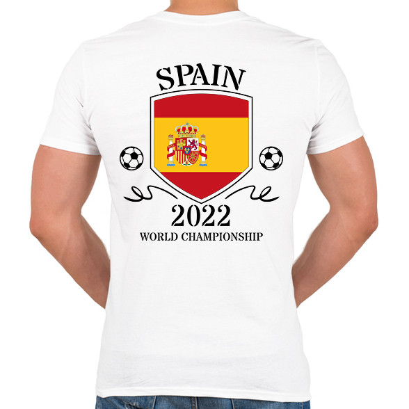 Spain 2022-Férfi V-nyakú póló