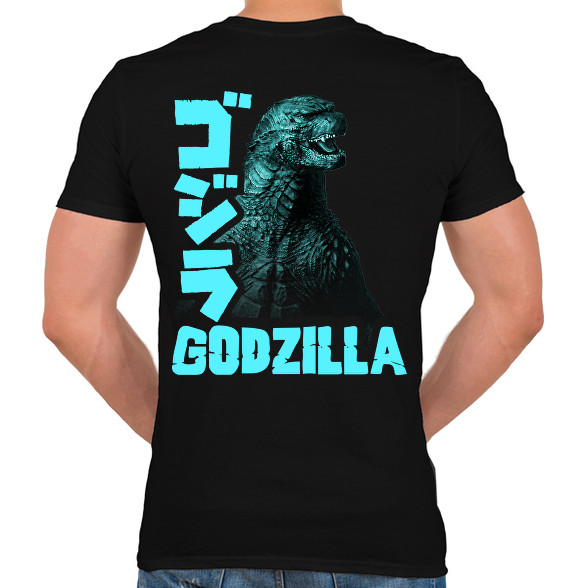 Godzilla-Férfi V-nyakú póló