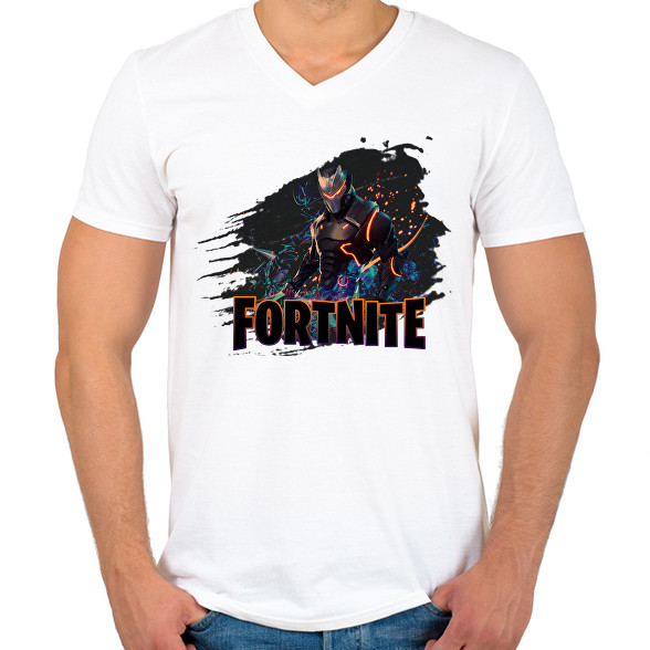 Fortnite-Férfi V-nyakú póló