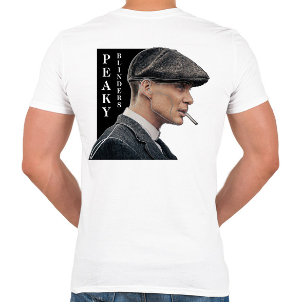 Peaky Blinders - Tommy Shelby vonalas-Férfi V-nyakú póló