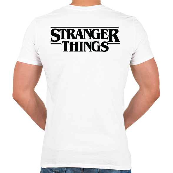 stranger things-Férfi V-nyakú póló