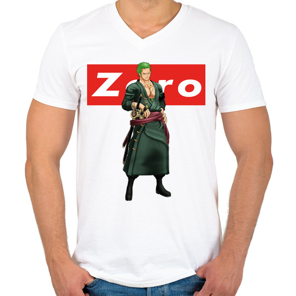 Zoro-Férfi V-nyakú póló